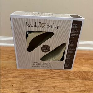 Koala Baby Cream Velvet Hangers - Pack of 25